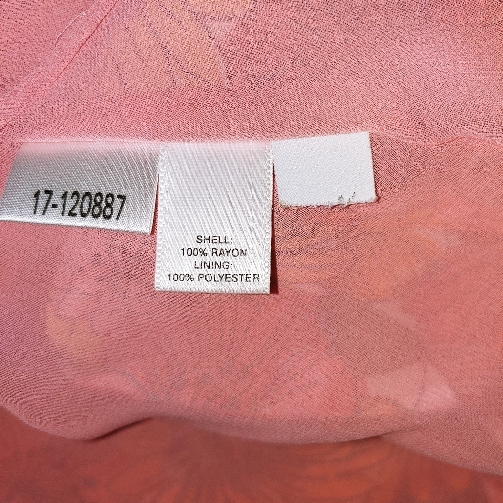 LOFT Floral Halter Dress Rayon 10 - Picture 7 of 7